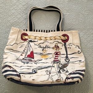 Brighton Ship Shape canvas tote.